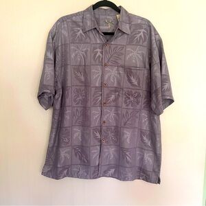 Bamboo Cay Men’s Collared Button Down Hawaiian Shirt Size M